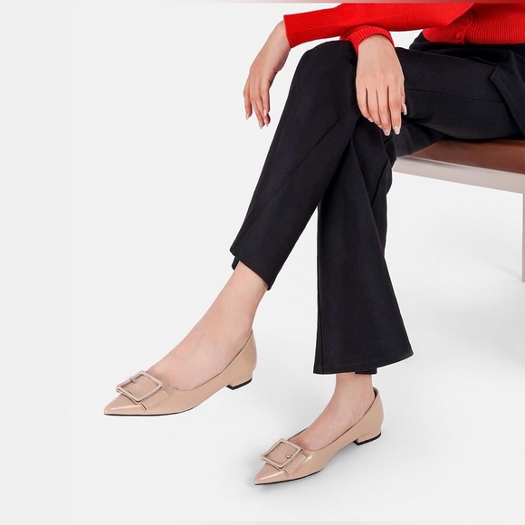 C.Paravano Women's Flats | Pointed Toe Ballet Shoes | Comfortable Flats Size 7.5 - Picture 5 of 11